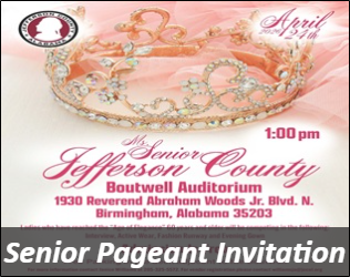 Senior Pageant Invitation 